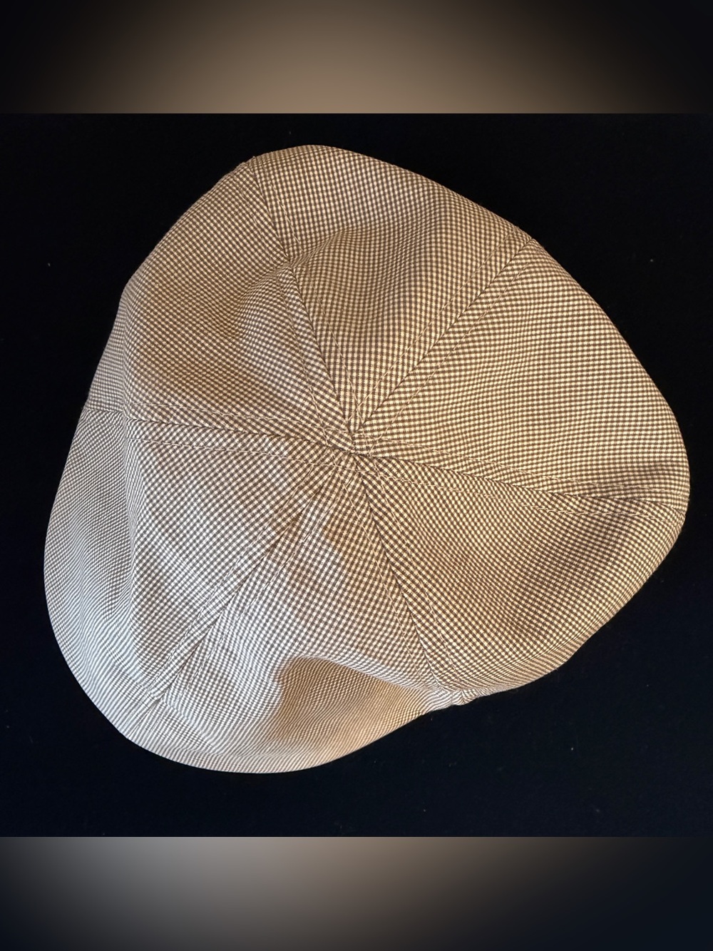 Weatherproof Vintage Brand Cabbie Newsboy Hat, Beige, Size M/L